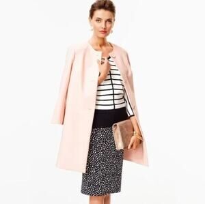 Talbots Canyon Blush Pink Double Faced Coat